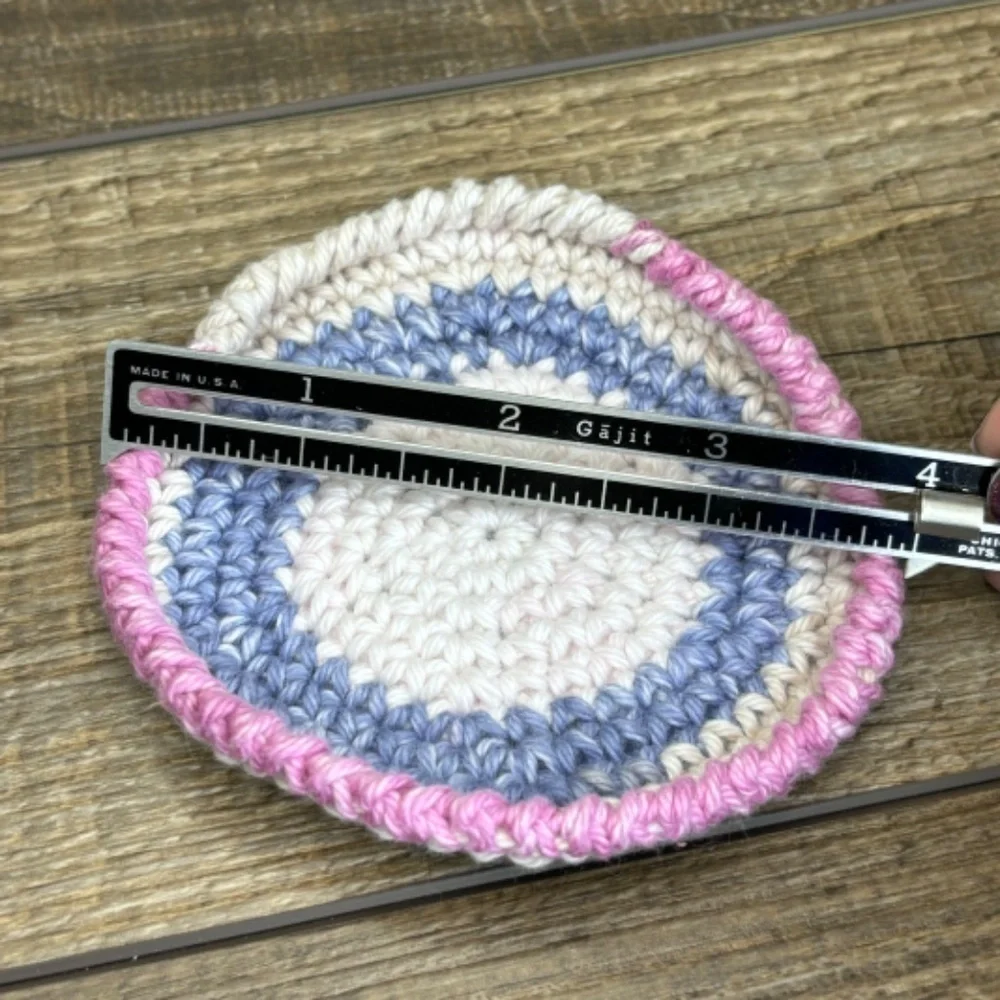5 Coasters and 2 Round Scrubbies Set‎ Handcrafted Crochet by Seller Cotton